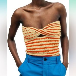 Amazon Knit Cropped Tube Top